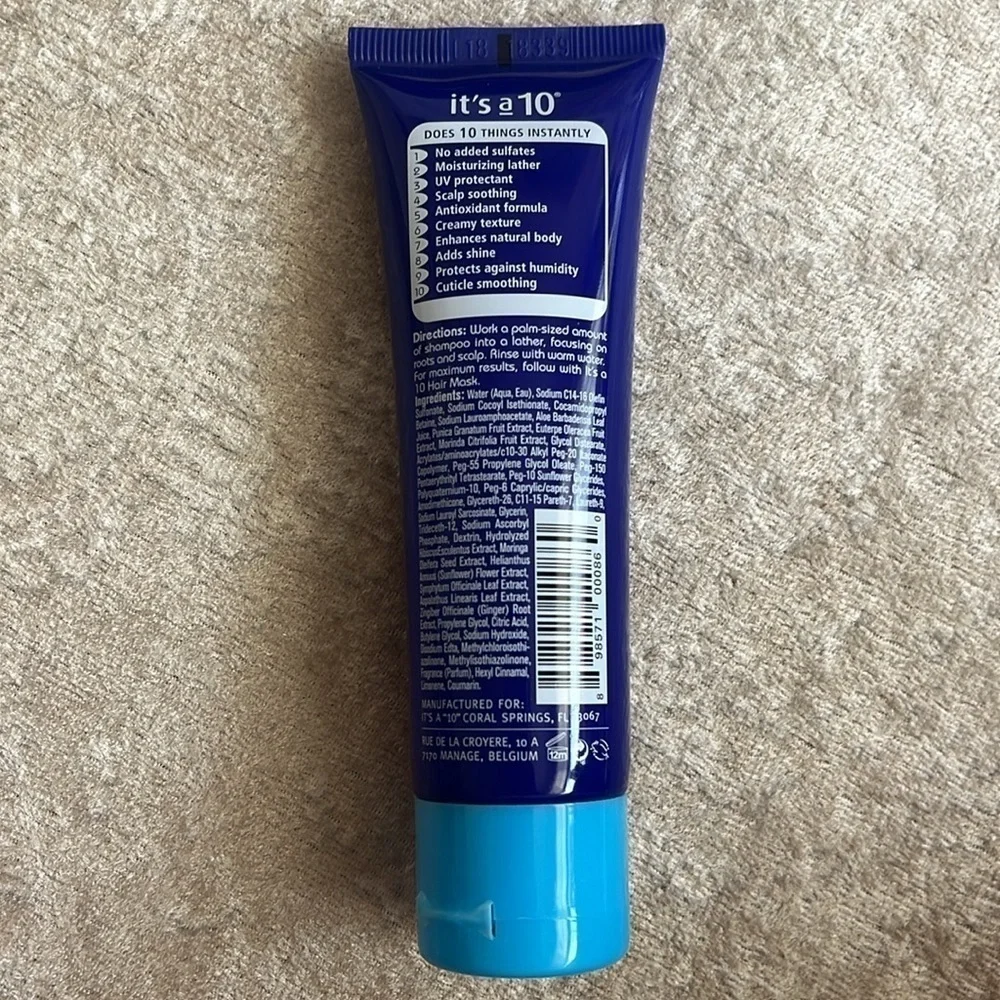 Brand New It’s a 10 Miracle Shampoo Conditioner Leave In Treatment Travel Kit